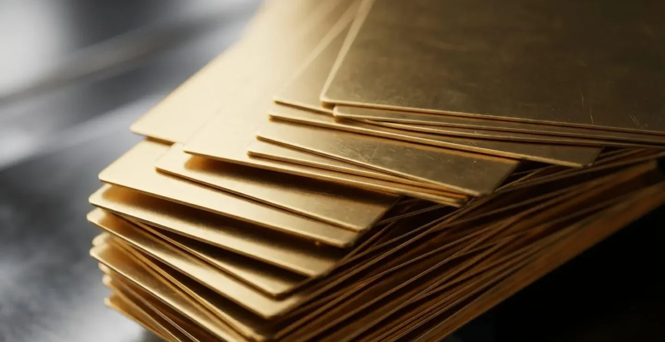 Representación visual conceptual de capas de baño de oro en diferentes grosores